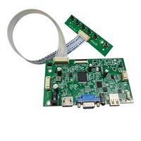 Écran LCD EDP avec sortie vidéo USB2.0 pour ordinateur JX ; Contrôleur d'écran LCD avec prise en charge HD MI VGA USB et contrôle tactile