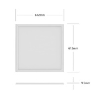 Panneau LED encastré 60x60 600x600mm 2x2FT 4FT 40W IP65 pour salle blanche, éclairage de purification pour zones d'opération hospitalières