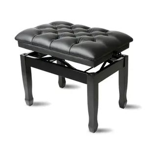 كرسي للبيانو 2021 2023 عالي الجودة للبيع بالجملة كرسي للبيانو مصنوع من الجلد كرسي للبيانو مقعد آلات موسيقية لأداء احترافي