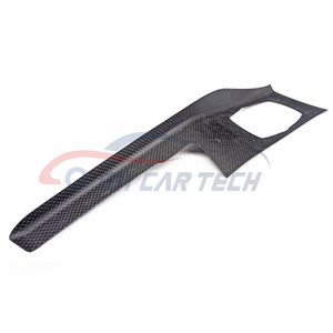 Pour BMW G30 32 <span class=keywords><strong>38</strong></span> 525 530li 630I série 5 6GT pièces de voiture en Fiber de carbone véritable garnitures intérieures couverture de Console de tableau de bord - Product Image 4