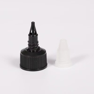 <span class=keywords><strong>Bouchon</strong></span> de buse torsadé noir 20mm 24mm 28mm bouteille 20-410 24-410 28-410 capuchon de bec de traitement de finition de cou - Product Image 5