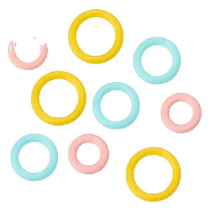 100pcs Round Knit Knitting Marking Circles Rings Markers Crochet Stitch DIY Sewing Accessories