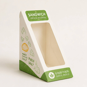 Scatole di Carta Personalizzate per <span class=keywords><strong>Sandwich</strong></span>, Confezioni per Alimenti da Asporto - Product Image 1