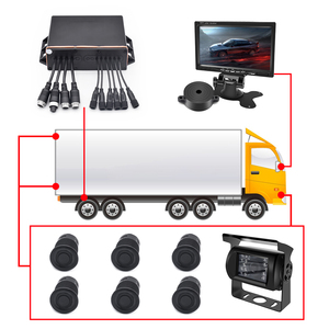 HD 7 inch màn hình không dây xe buýt van xe tải RV xe 4 <span class=keywords><strong>6</strong></span> 8 cảm biến xe tải cảm biến đậu xe - Product Image 3