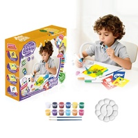 Kit de marqueurs aérographe magiques 3-en-1 pour enfants, lavable, pour peinture par pulvérisation et aquarelle, ensemble d'activités artistiques avec pochoirs