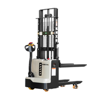 HANGCHA Empileur de palettes de 1.5 tonnes avec hauteur de levage initiale Max 3.6m Empileur de palettes électrique à hauteur de mât