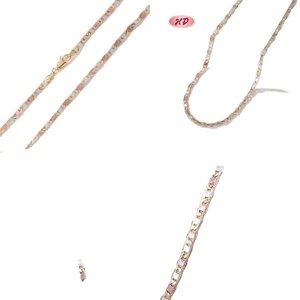 Joyería Religiosa para Hombre y Mujer, Collar de Cadena de 18k con Baño de Oro Rosa para Aniversario, Venta al Por Mayor - Product Image 1
