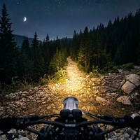 Heybike Villian Baja Light, phare LED à double lentille Trontech 3 broches Plug & Play pour moto tout-terrain électrique, étanche IP67