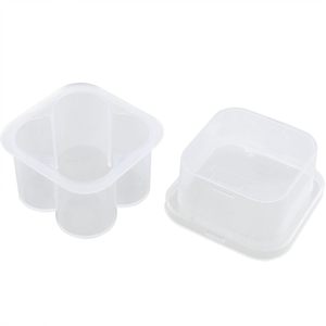 Boîte de rangement pour flacons de 3 ml, en plastique PP recyclable, transparente, antichoc, organiseur de cosmétiques avec gaufrage - Product Image 4