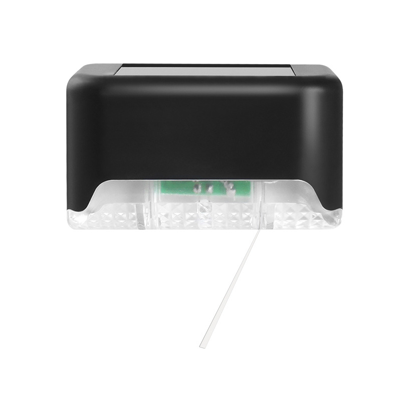 Lumière colorée à coque noire (avec autocollants adhésifs