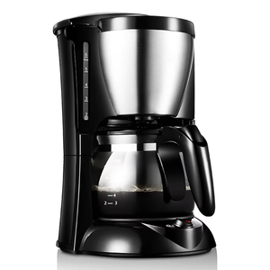 Cafetera Pequeña Negra con Jarra de Vidrio, Cafetera Automática para el Hogar, Función Mantener Caliente, Cafetera Americana - Product Image 2