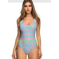 Maillots de bain Sigma Gamma Rho pour femmes, maillot de bain une pièce amincissant, maillot de bain uni, col rond, dos bas