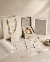 Botellas de perfume de lujo con cajas de regalo personalizadas ecológicas Forro de esponja en relieve Mejora tu marca Soluciones de embalaje únicas