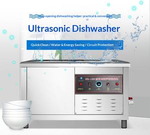 새로운 지능형 초음파 다기능 자동 에너지 효율적인 물 절약 상업용 대형 식기세척기 레스토랑용 - Product Image 4