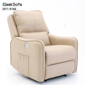 เก้าอี้ปรับเอนไฟฟ้าหุ้มผ้าไมโครไฟเบอร์ทันสมัยจาก Geeksofa <span class=keywords><strong>ส</strong></span>ำหรับร้านเ<span class=keywords><strong>ส</strong></span>ริมสวย พร้อมระบบนวด เหมาะสำหรับห้องนั่งเล่น - Product Image 1