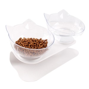 Comedero doble para gatos con diseño elevado para comida y agua, estación de alimentación. - Product Image 5