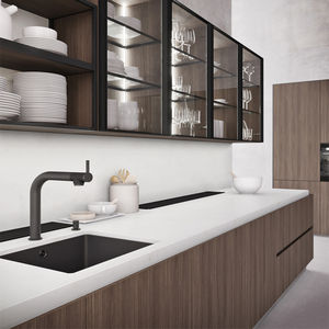 Mobile da Cucina Modulare per Interni di <span class=keywords><strong>Qualità</strong></span> Garantita con Design di Porte in Acrilico, Cerniere Moderne, Arredamento Cucina Personalizzato - Product Image 4