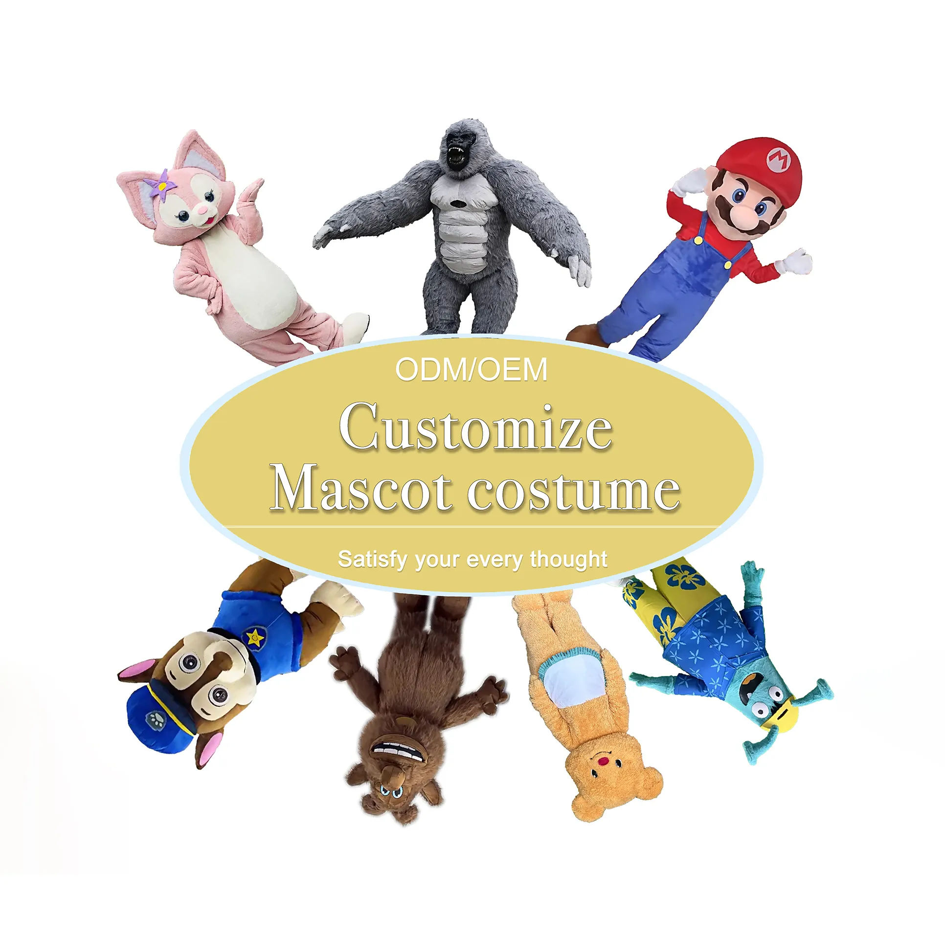 Costume mascotte promozionale personalizzare cartone animato animale mascotte nuovo arrivo rendere il proprio costume da mascotte