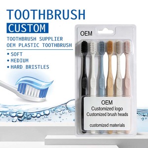Cepillo de Dientes Personalizable con Estuche, Biodegradable, Natural, Hecho a Mano, Ecológico, con <span class=keywords><strong>Cerdas</strong></span> de Carbón Vegetal, para Uso Doméstico - Product Image 1