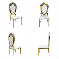 Chaise de salle à manger Chiavari en titane or cadre en acier inoxydable chaise de mariage de banquet moderne fêtes en plein air restaurants hôtels