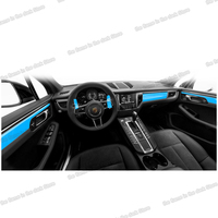 Panneau de vitesse de voiture transparente en TPU 5 pièces, Film autocollant de protection anti-rayures pour porsche macan 2014 2020 2016 2017 2018 2019