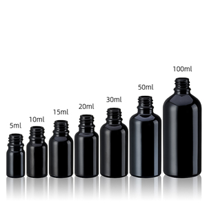 Noir brut 5ml 10ml 15ml 20ml 30ml 50ml 100ml Bouteille en verre avec pompe de pulvérisation en verre à brume fine/flacon compte-gouttes/bouchon inviolable - Product Image 1
