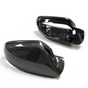 Cubiertas de Espejos Retrovisores Laterales de Fibra de Carbono Real para Audi A6 C7 S6 RS6 2012-2018 - Product Image 2