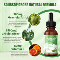 Gouttes de corossol de marque privée OEM Superaliment végétal entièrement naturel pour les femmes Complément de beauté éclaircissant et raffermissant pour la peau