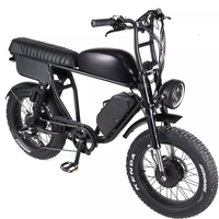 Gros pneu vélo électrique adulte personnalisé vélo électrique à vitesse rapide double Suspension e-bike