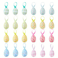 Huevos Decorativos de Pascua, Adornos Colgantes, Huevos de Dibujos Animados, Recuerdos para Fiestas, Decoración del Hogar, Regalo para Niños, Artículos para Fiestas de Pascua