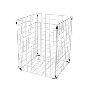 Cesta de almacenamiento de acero inoxidable con asa rectangular, ahorra espacio, para colchoneta de yoga, equipo de gimnasio, rodillo de espuma, organización y ordenación - Product Image 2