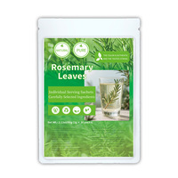 Direkt vom Hersteller Private Label Reiner Getrockneter Rosmarinblätter-Tee 60g 30 Packungen Individuelle Pyramidenbeutel Täglicher Tee Großhandel