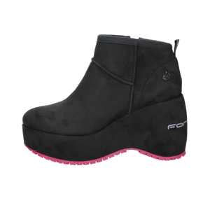 Stivaletti Neri con Suola a Cuneo Effetto Neve - Product Image 1