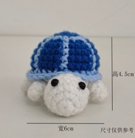 Poupée tortue au crochet en laine faite à la main, coquille verte colorée, tête rose, avec message émouvant, cadeau décoratif pour les magasins de détail