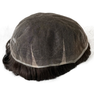 วิกผมผู้ชายแบบเต็มศีรษะ ทำจากผมแท้  ทูเป้สำหรับผู้ชาย  ระบบผมปลอมสำหรับผู้ชาย ราคาดีที่สุด คุณภาพเยี่ยม ตัดแต่งทรงผมได้ # 2 - Product Image 4