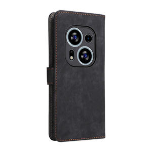 Para Tecno Phantom <span class=keywords><strong>X2</strong></span> 5g/Phantom <span class=keywords><strong>X2</strong></span> <span class=keywords><strong>Pro</strong></span> 5G Pova 5 4G Protección RFID Cartera Retro Ranura para tarjeta Funda con soporte para teléfono Funda de cuero con tapa - Product Image 3