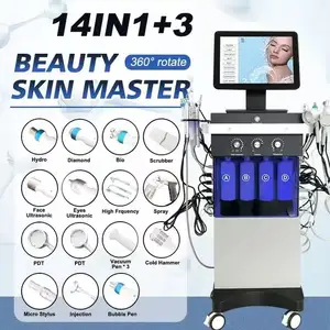 Nieuwste 14 In 1 Hydra Microdermabrasie Gezichtsmachine Hydrofacials Aqua Peel Hidrafacial 6/7/9/10 En 1 Hydro Gezichtsmachine