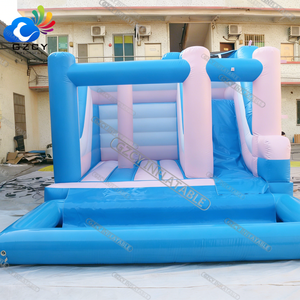 Château gonflable avec <span class=keywords><strong>piscine</strong></span> et toboggan, parc aquatique gonflable avec souffleur pour la <span class=keywords><strong>location</strong></span> - Product Image 6