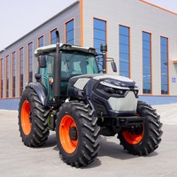 Traktor Pertanian 50HP 60HP 70HP 80HP 90HP 100HP 180HP 4WD 4x4 untuk Dijual