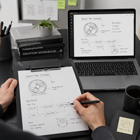 Tablet Tulis Digital dengan Pena, Pad Input Tulisan Tangan A4 untuk Windows, Mac, Linux