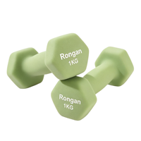 Vente en gros d'haltères de différentes spécifications et couleurs, haltères hexagonales antidérapantes pour la musculation, poids pour la salle de sport à domicile