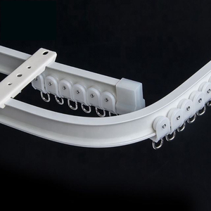 Iksun Phật Sơn 6063 Nhôm Đùn Linh Hoạt Bendable Rèm Theo Dõi Cong Cửa Sổ Bệnh Viện Rèm Đường Sắt - Product Image 4