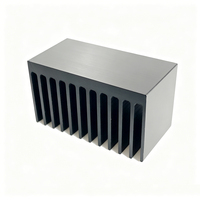 Dissipateur de chaleur en aluminium à haute efficacité 35(W)* 20(H)* 18(L)mm pour dissipateur thermique extrudé anodisé noir IC PCB MOS Transistor