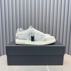 Urban Outings Sneakers Color-block Stitched Upper Street Style Mens Daily Wear Sneakers Anti-slip Ridged Sole Comfortable Amiris - Product Image 3