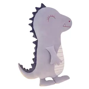 Bestseller entzückliches Plüsch-Schlafspielzeug für Kinder Dinosaurier gefüllte Tieren-Wirf-Plüsch-Kissenpuppe