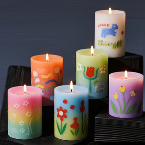 Stylo de peinture à la cire pour bougies, 30 couleurs, 10 ml, non toxique, pour créer des bougies colorées, peintures acryliques pour la fabrication artisanale DIY. - Product Image 6