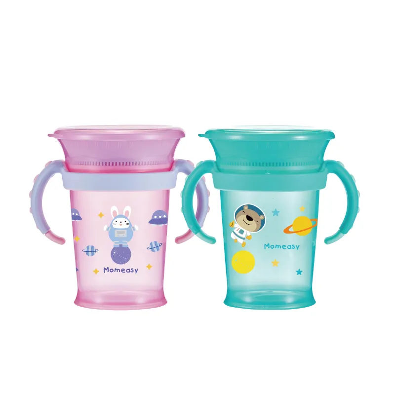 MOQ One Carton Factory liefert direkt BPA Free Baby Cup 360 Trinkbecher Baby Training Cup