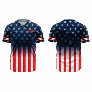 Venta al por mayor de moda personalizada camiseta de béisbol transpirable sublimación camisa con estilo personalizado para juegos - Product Image 1