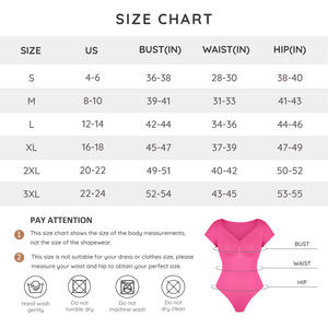 Hexin 도매 원활한 v 넥 바디 셰이퍼 팜므 배 제어 셰이프웨어 여성용 셰이프웨어 바디 수트 짧은 소매 - Product Image 6
