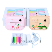 Kamera Instan untuk Anak dengan Desain Khusus Unicorn Flamingo, Fungsi Rekam, Bersertifikasi Rohs FCC, untuk Foto, Video, dan Cetak